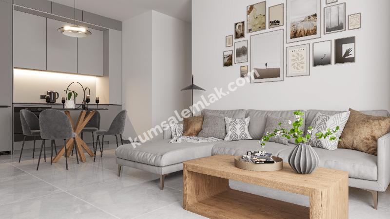 İSKELE KURTULUŞ BÖLGESİNDE LÜKS SİTE İÇERİSİNDE SATILIK 1 + 0 STÜDYO DAİRELER