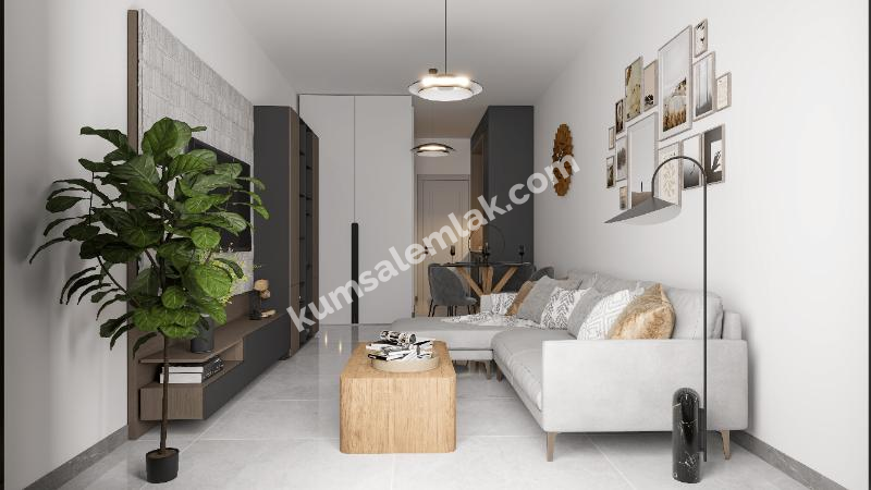 İSKELE KURTULUŞ BÖLGESİNDE LÜKS SİTE İÇERİSİNDE SATILIK 1 + 0 STÜDYO DAİRELER