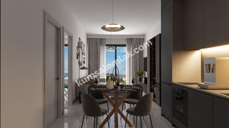 İSKELE KURTULUŞ BÖLGESİNDE LÜKS SİTE İÇERİSİNDE SATILIK 1 + 0 STÜDYO DAİRELER