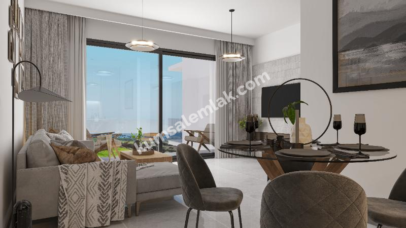 İSKELE KURTULUŞ BÖLGESİNDE LÜKS SİTE İÇERİSİNDE SATILIK 1 + 0 STÜDYO DAİRELER