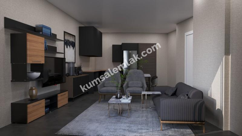 GİRNE MERKEZ BÖLGESİNDE LÜKS SİTE İÇERİSİNDE SATILIK 2 + 1 DAİRELER