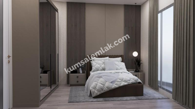 GİRNE MERKEZ BÖLGESİNDE LÜKS SİTE İÇERİSİNDE SATILIK 2 + 1 DAİRELER