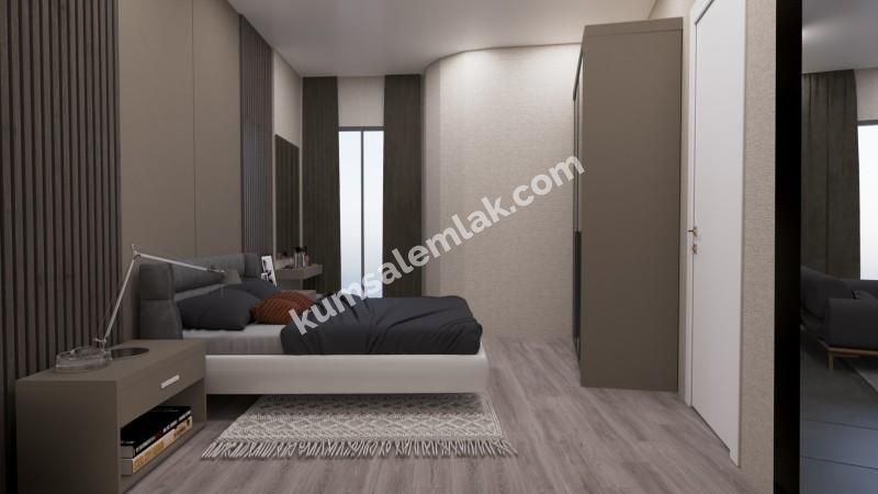GİRNE MERKEZ BÖLGESİNDE LÜKS SİTE İÇERİSİNDE SATILIK 2 + 1 DAİRELER