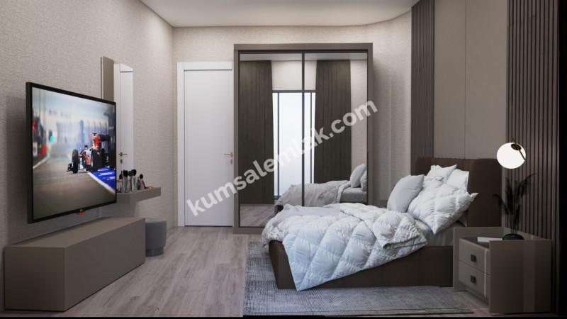 GİRNE MERKEZ BÖLGESİNDE LÜKS SİTE İÇERİSİNDE SATILIK 2 + 1 DAİRELER