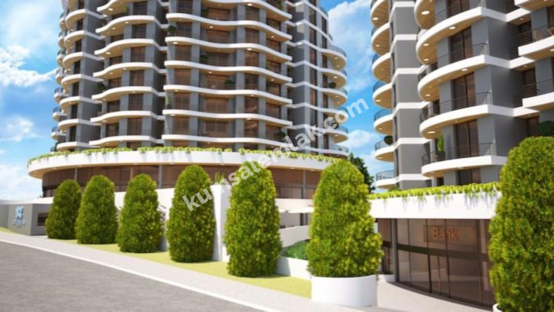 GİRNE MERKEZ BÖLGESİNDE LÜKS SİTE İÇERİSİNDE SATILIK 3 + 1 DUBLEX DAİRELER
