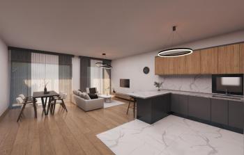 Kıbrıs Lefkoşa Minareliköy de Havuzlu Sitede Satılık Ödeme Planlı 1+1 Daireler