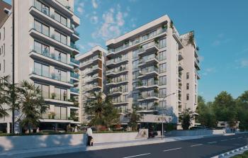 Kıbrıs Lefkoşa Minareliköy de Havuzlu Sitede Satılık Ödeme Planlı 1+1 Daireler