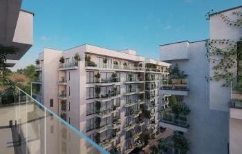 Kıbrıs Lefkoşa Minareliköy de Havuzlu Sitede Satılık Ödeme Planlı 1+1 Daireler
