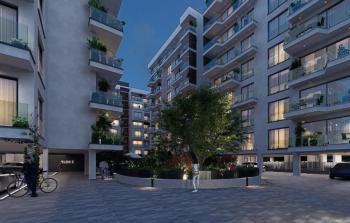 Kıbrıs Lefkoşa Minareliköy de Havuzlu Sitede Satılık Ödeme Planlı 1+1 Daireler