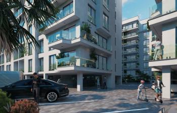 Kıbrıs Lefkoşa Minareliköy de Havuzlu Sitede Satılık Ödeme Planlı 1+1 Daireler