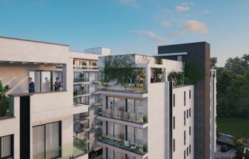 Kıbrıs Lefkoşa Minareliköy de Havuzlu Sitede Satılık Ödeme Planlı 1+1 Daireler
