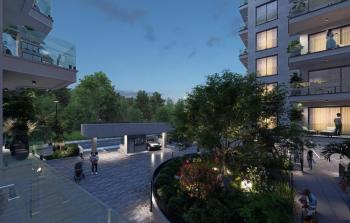Kıbrıs Lefkoşa Minareliköy de Havuzlu Sitede Satılık Ödeme Planlı 1+1 Daireler
