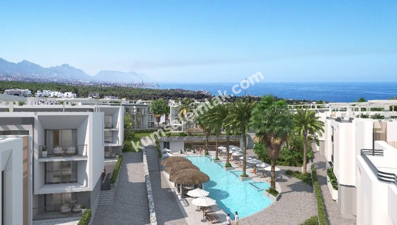 GİRNE KARAAĞAÇ BÖLGESİNDE PROJE İÇERİSİNDE 1 + 0 STÜDYO DAİRELER 