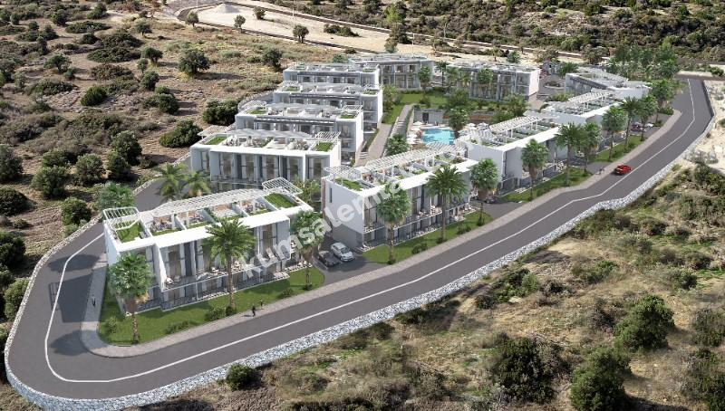 GİRNE KARAAĞAÇ BÖLGESİNDE PROJE İÇERİSİNDE 1 + 0 STÜDYO DAİRELER 