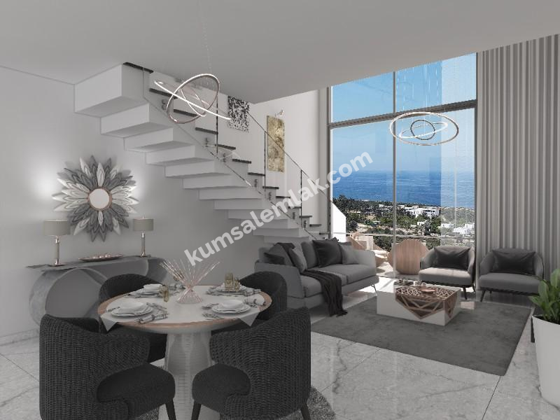 GİRNE KARAAĞAÇ BÖLGESİNDE PROJE İÇERİSİNDE 1 + 1 DAİRELER