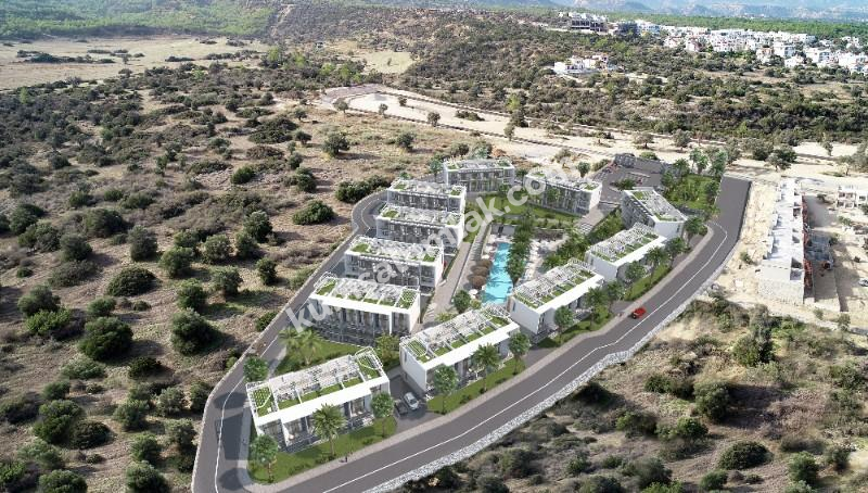 GİRNE KARAAĞAÇ BÖLGESİNDE PROJE İÇERİSİNDE 2 + 1 DAİRELER