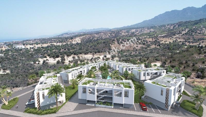 GİRNE KARAAĞAÇ BÖLGESİNDE PROJE İÇERİSİNDE 2 + 1 DAİRELER