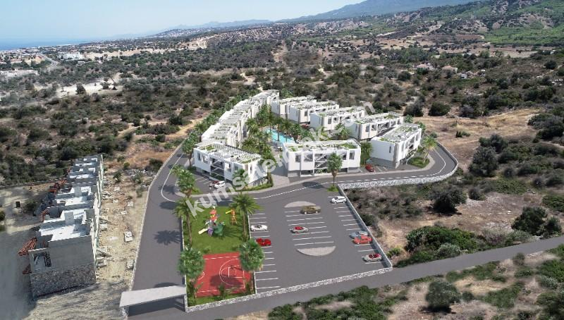 GİRNE KARAAĞAÇ BÖLGESİNDE PROJE İÇERİSİNDE 2 + 1 DAİRELER