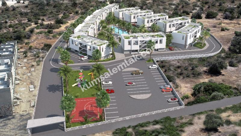 GİRNE KARAAĞAÇ BÖLGESİNDE PROJE İÇERİSİNDE 2 + 1 DAİRELER