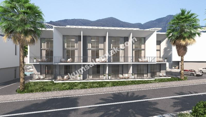 GİRNE KARAAĞAÇ BÖLGESİNDE PROJE İÇERİSİNDE 2 + 1 DAİRELER