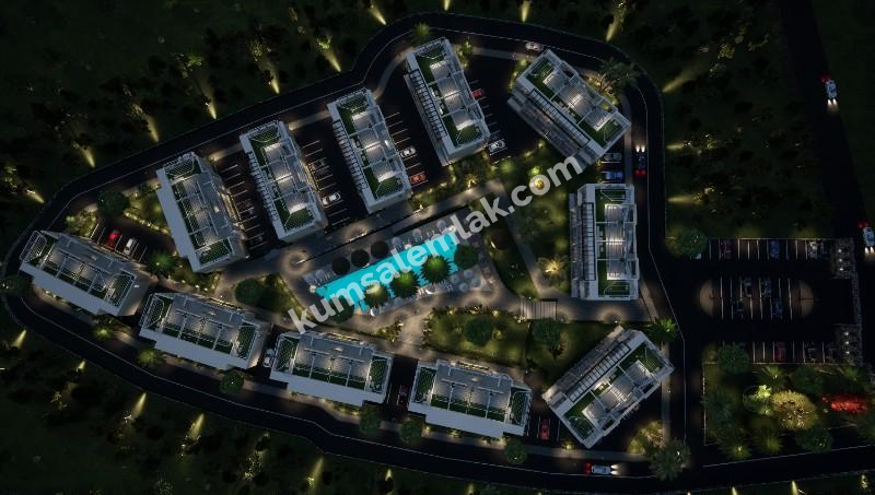 GİRNE KARAAĞAÇ BÖLGESİNDE PROJE İÇERİSİNDE 2 + 1 DAİRELER