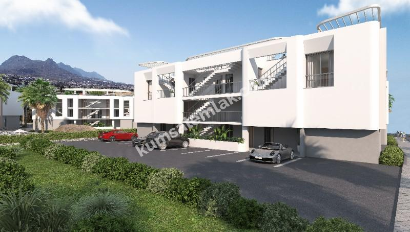 GİRNE KARAAĞAÇ BÖLGESİNDE PROJE İÇERİSİNDE 2 + 1 DAİRELER