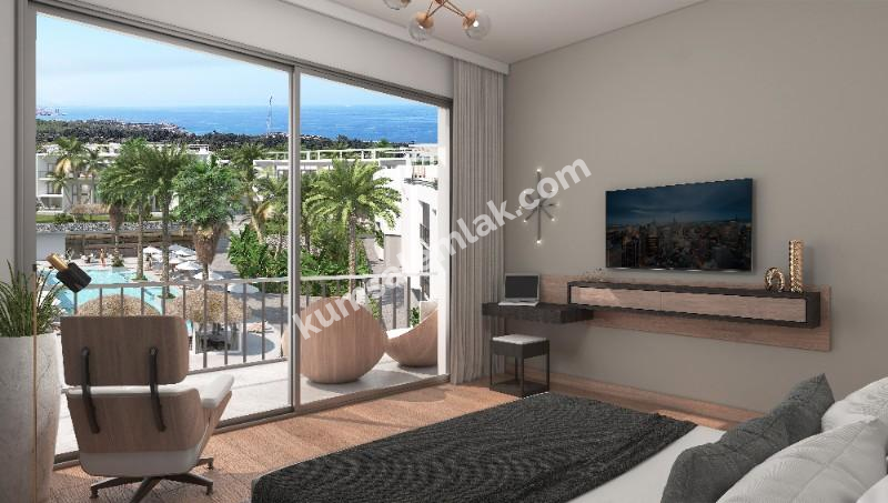 GİRNE KARAAĞAÇ BÖLGESİNDE PROJE İÇERİSİNDE 2 + 1 DAİRELER