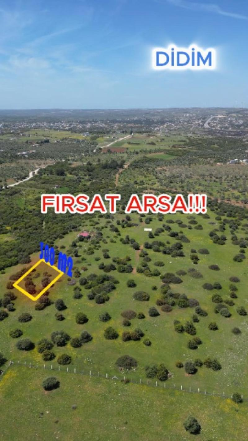 DENİZE YAKIN!! DİDİM de 300m2 ARSA