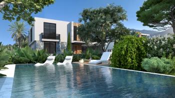 Kıbrıs Girne Lapta Sahil Yürüyüş Yolu Bölgesinde 450 m2 Arsa İçerisinde Satlık Lüx 4+1 Villalar 