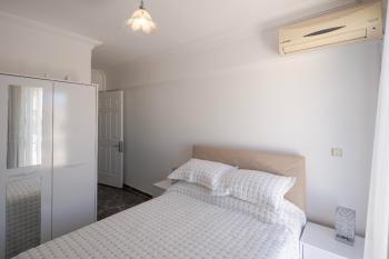 didim akbukte uslu sahiline yakın denız manzaralı 2+1 daire 