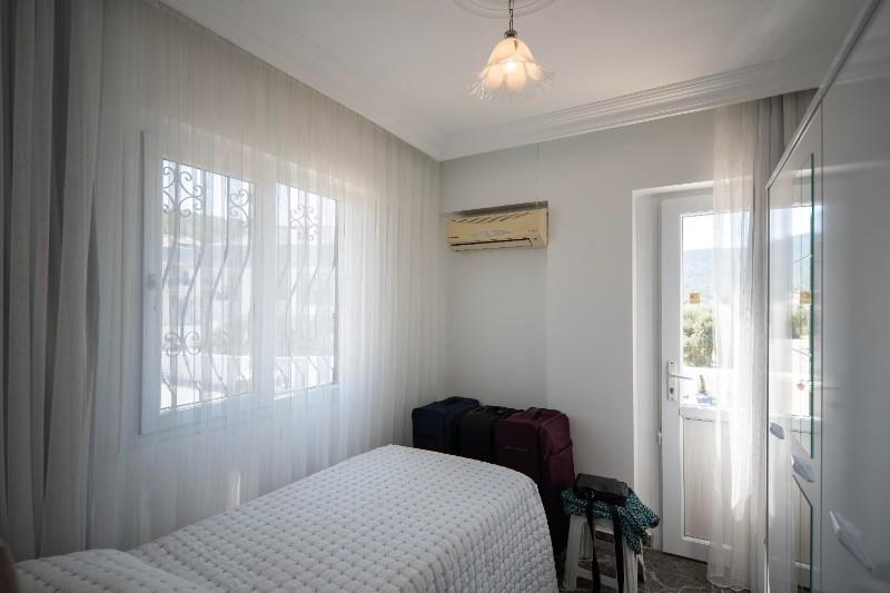 didim akbukte uslu sahiline yakın denız manzaralı 2+1 daire 