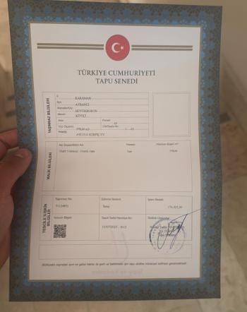 KARAMAN AYRANCI MÜSTAKİL EV TAPU SAHİBİ PERTA EMLAK ÜMİT TAHMAZ