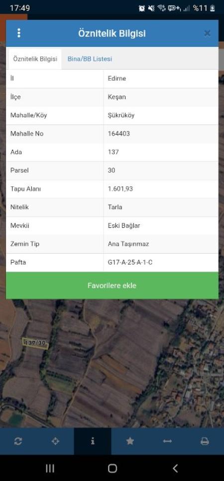 ERİKLİ VE SAROS KÖRFEZİNE 15 DK MESAFEDE ARAZİ
