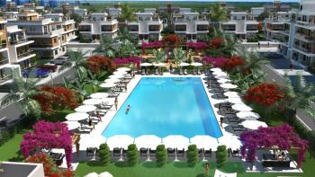 İskele Longbeach’te Denize Yürüme Mesafesinde, Ful Eşyalı, 50 Ay Vade ile  Taşınmaya Hazır 2+1 Daireler Seni Bekliyor