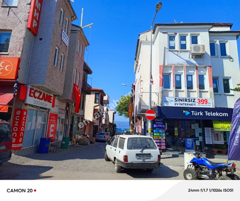 EMLAK HABERCİSİ 'NDEN MUDANYA HALİTPAŞA'DA ZİRAAT BANKASI MEVKİİ ANA CADDE ÜSTÜ 75 M2 KİRALIK OFİS / İŞYERİ
