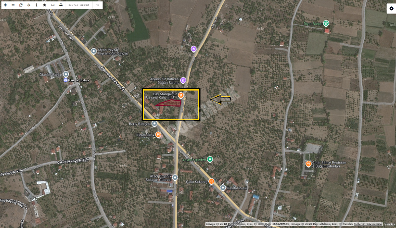 AFYON ÜÇOK EMLAKTAN ERKMEN DE KİRALIK 1.432M² ARAZİ