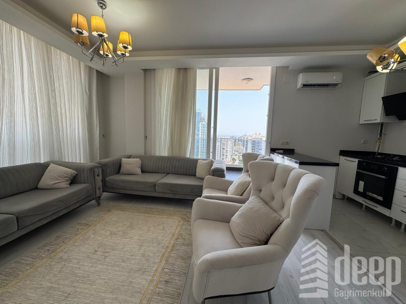 DEEP'TEN DENİZ VE DAĞ MANZARALI HAVUZLU 2,5+1 DAİRE