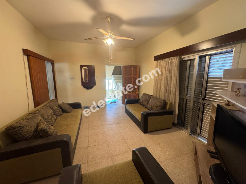 Girne Boğaz Bölgesinde Eşyalı Kiralık 3+1 Daire