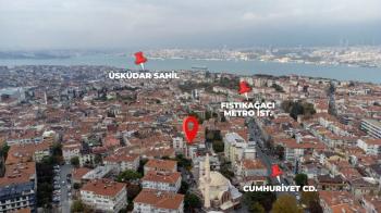 ÜSKÜDAR FISTIKAĞACI'NDA METROYA YAKIN GENİŞ 3,5+1 LÜKS TERS DUBLEKS