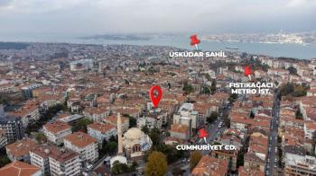 ÜSKÜDAR FISTIKAĞACI'NDA METROYA YAKIN GENİŞ 3,5+1 LÜKS TERS DUBLEKS
