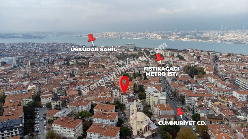 ÜSKÜDAR FISTIKAĞACI'NDA METROYA YAKIN GENİŞ 3,5+1 LÜKS TERS DUBLEKS