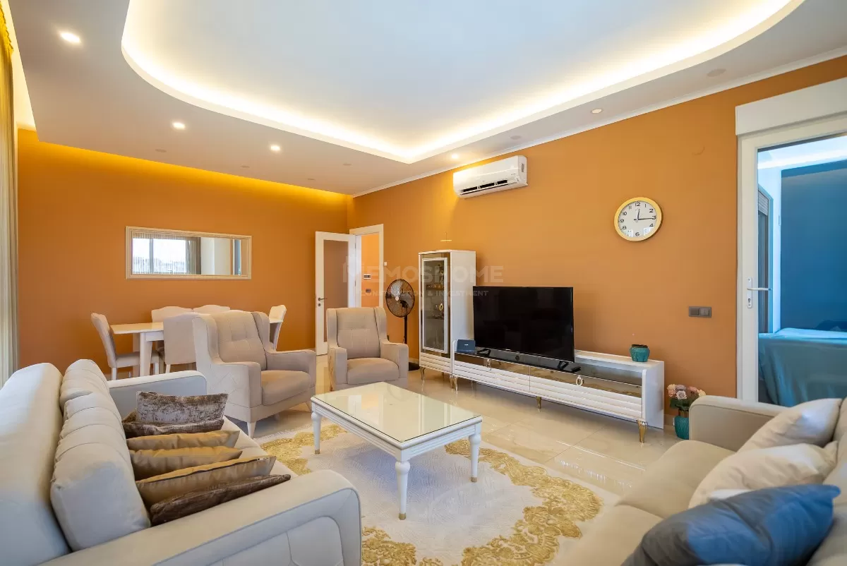 Geräumige 3+1 möblierte Wohnung in Oba