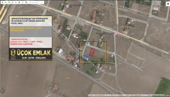 AFYON ÜÇOK EMLAKTAN BEYAZIT MAH SATILIK KONUMU GÜZEL ARSA