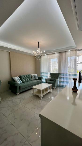 DEEP'TEN GENİŞ, FERAH OTURUMLU, EŞYALI 2+1 DAİRE