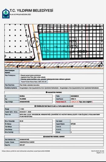 DijitalEmlak’tan Ankara yoluna cephe 1.290 m2 Satılık Kıymetli Arsa. 