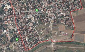 BÜYÜKKARIŞTIRAN'DA 675 m2 UYGUN FİYATLI 3 KAT İMARLI ARSA