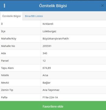 BÜYÜKKARIŞTIRAN'DA 675 m2 UYGUN FİYATLI 3 KAT İMARLI ARSA