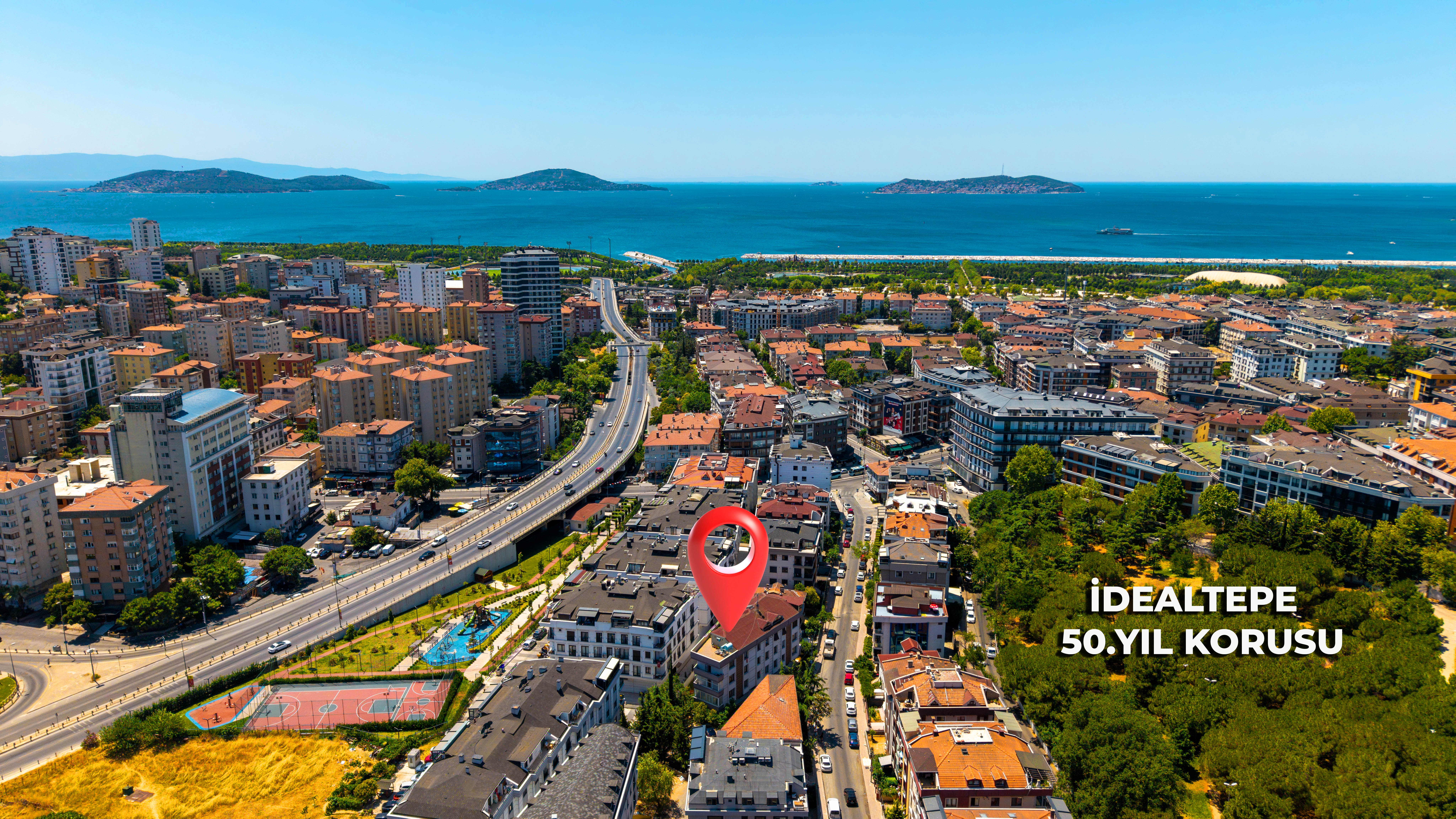 İdealtepe Korusuna Sahile ve Marmaray'a Çok Yakın Geniş Dubleks