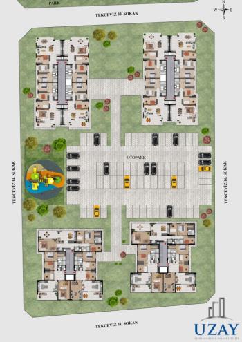 GÜVENAY - UZAY TEKCEVİZ PROJESİ'nde Satılık 3+1 Lüks Daireler!