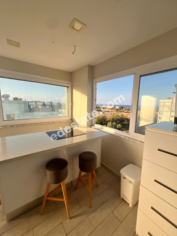 Gazimağusa Gülseren'de Full Eşyalı Asansörlü SATILIK 2+1 PENTHOUSE
